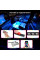 Светодиодная подсветка для авто Bluetooth 12В RGB 4 ленты (2×90 см, 2×120 см) IP68 управление с телефона