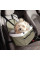 Автомобильная сумка-переноска для животных Pet Booster, до 7 кг, с ремнем безопасности, 33×20×26 см, беже