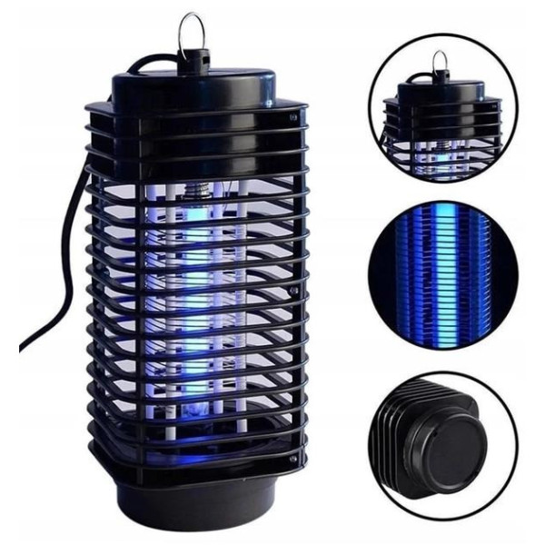 Ультрафиолетовый уничтожитель насекомых Electronic Mosquito Killer Lamp Лампа ловушка для комаров, мух и мошек