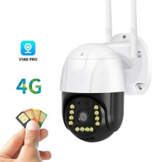 Уличная 4G камера видеонаблюдения C15 3MP с поворотным механизмом и управлением через приложение