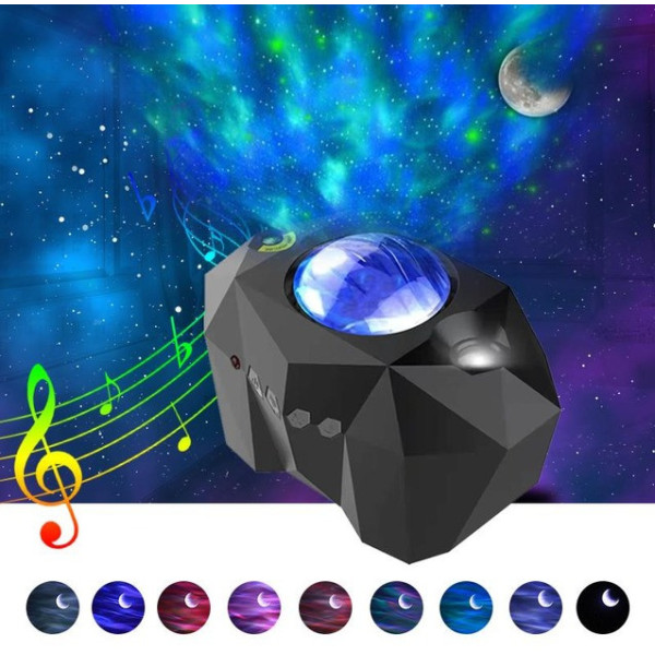 Ночник проектор звездное небо Светильник Dream Aurora Star Lights Black