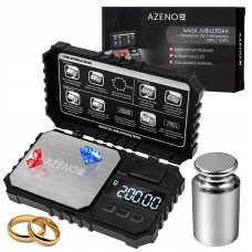 Электронные ювелирные весы Azeno AZ-0115 600 г / 0.01 г с калибровочным грузом AND810