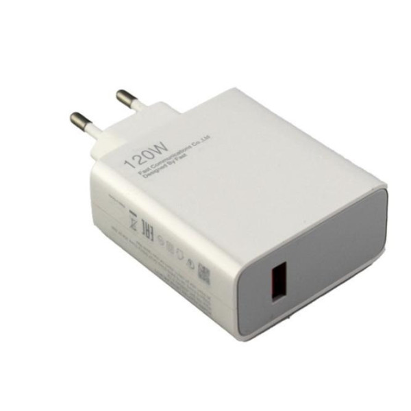 Сетевое зарядное устройство 120W с USB Type-A, быстрая зарядка QC 3.0, кабель в комплекте