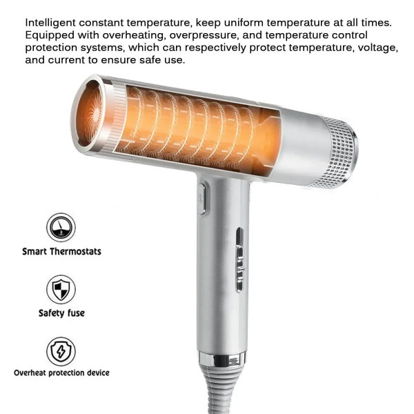 Профессиональный ионный фен Hairdryer с функцией самоочистки и холодным воздухом, 1000 Вт