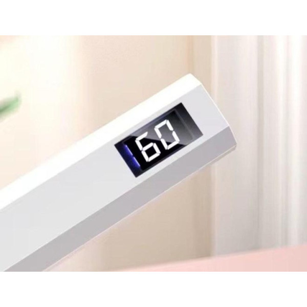 УФ светодиодная лампа-фонарик для сушки ногтей USB, аккумуляторная, 3W с таймером и дисплеем