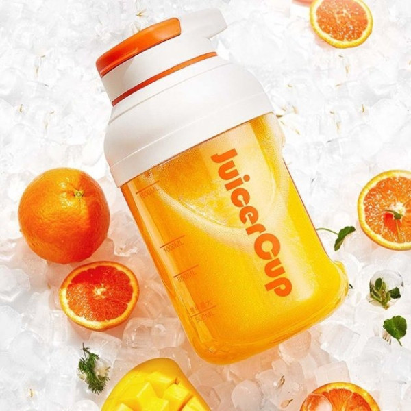 Портативный блендер Sunroz Juicer Cup 1500 мл AND362, беспроводной для смузи, зарядка от USB