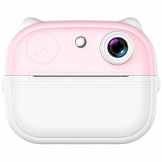 Детский фотоаппарат мгновенной печати Q9 Ушки Bluetooth 48 Мп Розовый/ Голубой