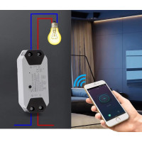 Беспроводной WiFi выключатель реле для умного дома Home 10Ас приложением iOS