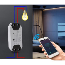 Беспроводной WiFi выключатель реле для умного дома Home 10Ас приложением iOS