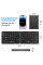 Клавиатура беспроводная B023, раскладная, 67 клавиш, (Eng / Pyc), 2.4G, 280x92mm, Black, Box