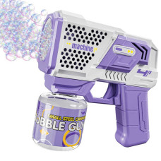 Пистолет-генератор мыльных пузырей Bubble Gun P162 с подсветкой и музыкой, автоматический пуск