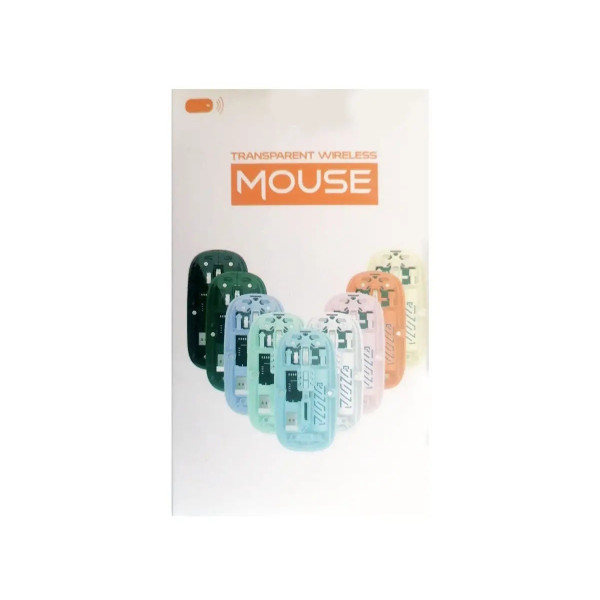 Мышь беспроводная BT Recharge Transparent Mouse 501 с Bluetooth 5.2 и 2.4G