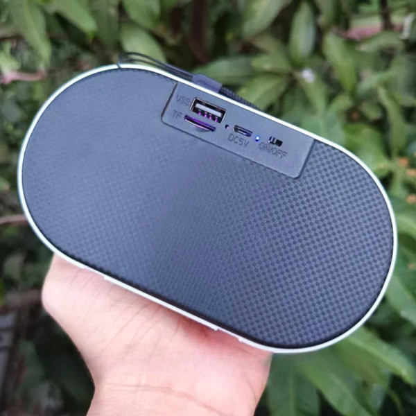 Портативная Bluetooth колонка SPS L-003BT с RGB-подсветкой, 5 Вт, разъёмы TF/USB