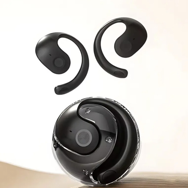 Беспроводные спортивные наушники MDR OWS T2 BT Bluetooth 5.3 с микрофоном и кейсом Черные