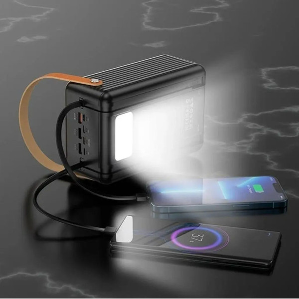 Павербанк BOROFONE BJ32 80000mAh 22.5W Power Bank с быстрой зарядкой Quick Charge 3.0 и 5 портами