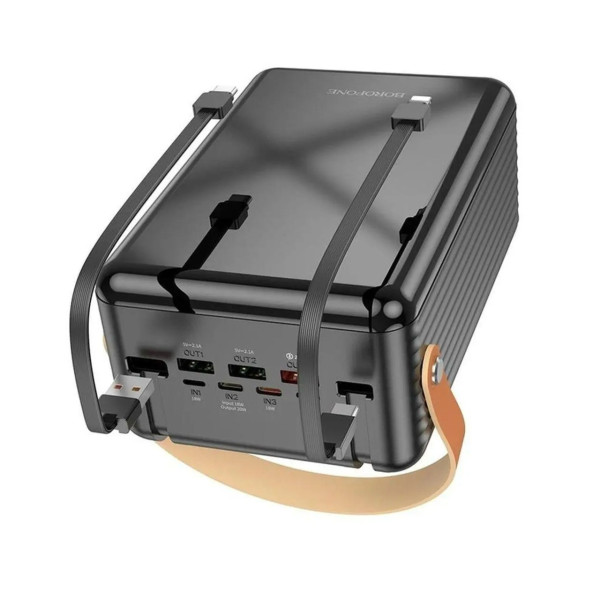 Павербанк BOROFONE BJ32 80000mAh 22.5W Power Bank с быстрой зарядкой Quick Charge 3.0 и 5 портами