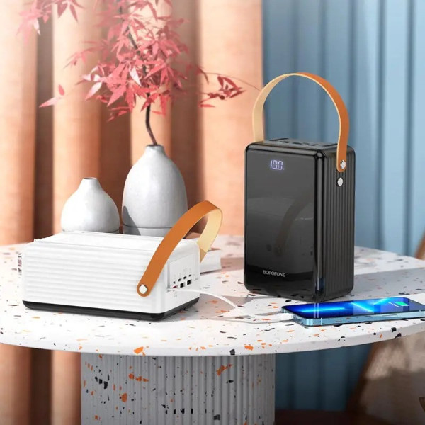 Павербанк BOROFONE BJ32 80000mAh 22.5W Power Bank с быстрой зарядкой Quick Charge 3.0 и 5 портами