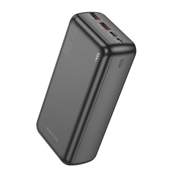 Power Bank BOROFONE BJ38B 30000mAh повербанк с быстрой зарядкой, 2 USB порта, мощное мобильное зарядное устрой