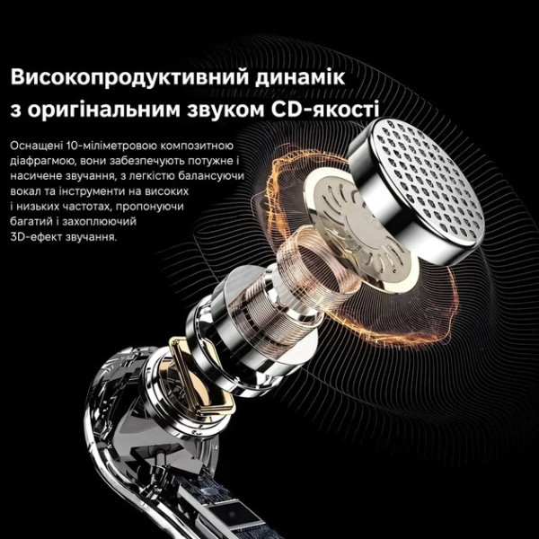 Беспроводные наушники Inspire Air MAX с прозрачным кейсом и LCD-дисплеем, Bluetooth 5.0, сенсорное управление