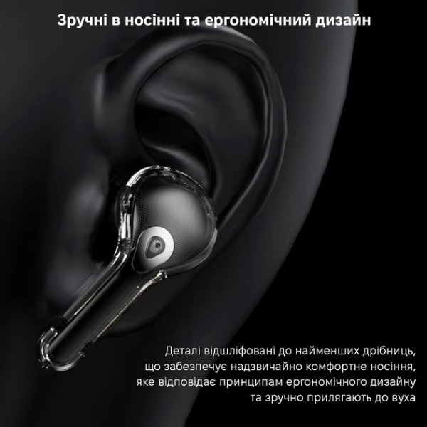 Беспроводные наушники Inspire Air MAX с прозрачным кейсом и LCD-дисплеем, Bluetooth 5.0, сенсорное управление