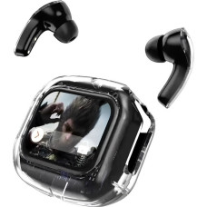 Беспроводные наушники Inspire Air MAX с прозрачным кейсом и LCD-дисплеем, Bluetooth 5.0, сенсорное управление