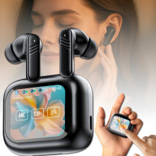 Беспроводные наушники LX-10 TWS с Bluetooth 5.4, LED-дисплеем, ANC и ENC, 320 мАч