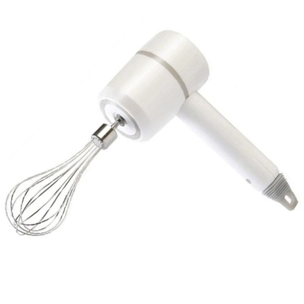 Миксер-измельчитель UKC 6702 2в1 ручной беспроводной USB, аккумулятор 1200 mAh, 3 скорости