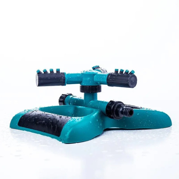 Умная система полива Lawn Sprinkler 360° автоматический разбрызгиватель для газона с регулировкой форсунок