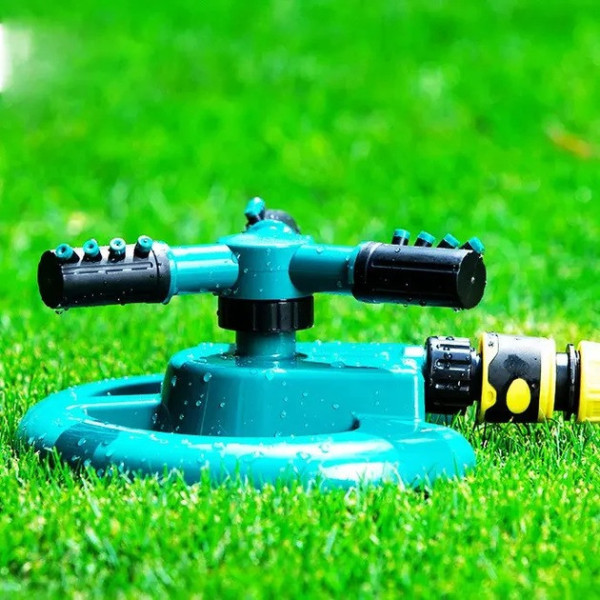 Умная система полива Lawn Sprinkler 360° автоматический разбрызгиватель для газона с регулировкой форсунок
