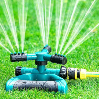 Умная система полива Lawn Sprinkler 360° автоматический разбрызгиватель для газона с регулировкой форсунок
