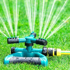 Умная система полива Lawn Sprinkler 360° автоматический разбрызгиватель для газона с регулировкой форсунок