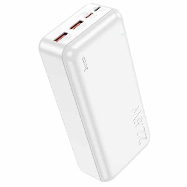 Повербанк Hoco J101B 30000mAh 22.5W с поддержкой QC 3.0 и PD быстрая зарядка 3 устройств одновременно
