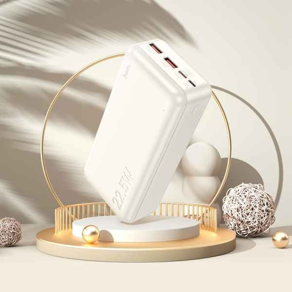 Повербанк Hoco J101B 30000mAh 22.5W с поддержкой QC 3.0 и PD быстрая зарядка 3 устройств одновременно