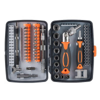 Набор отверток с трещоткой Torx RATCHET 68 в 1 в кейсе гибкий удлинитель, биты, головки, храповый механизм