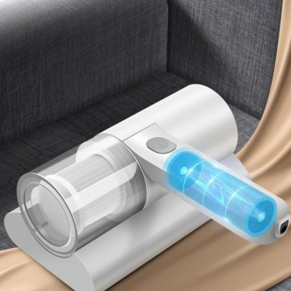Ручной беспроводной пылесос от пылевых клещей Dust Remover ART-5045 / УФ-лампа, 10000 Pa, аккумуляторный