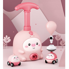 Аэромобиль с воздушными шариками Balloon Inertia Car D8811/ набор машинок с запуском на воздушных шарах
