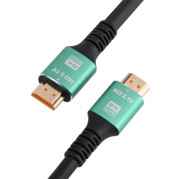 HDMI кабель HD2.1V Premium 8K 1.5 м, версия 2.1, 48 Гбит/с, eARC, 4K 120 Гц / 8K 60 Гц