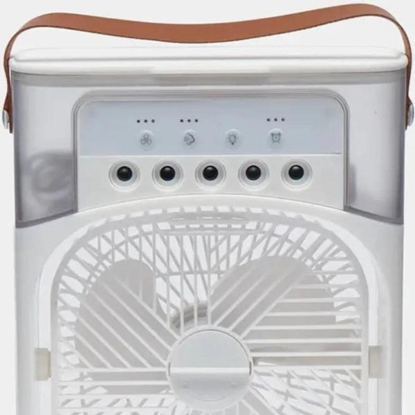 Портативный мини кондиционер-увлажнитель воздуха AIR COOLER FAN 4-в-1 с резервуаром 600 мл и подсветкой