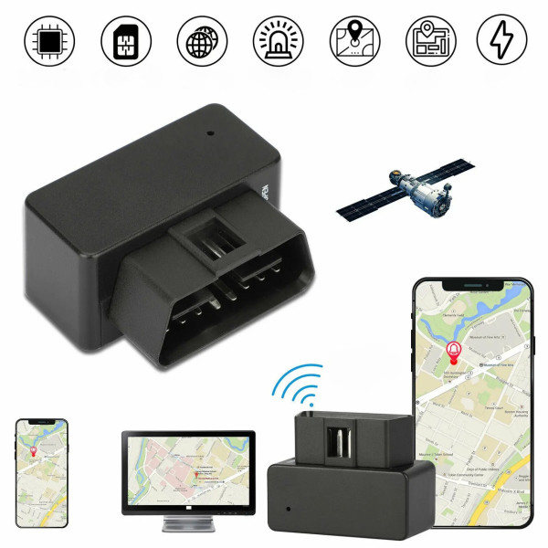 GPS-трекер G500M в разъём OBD2  автомобильный маячок с отслеживанием по GSM GPRS, вибросигнализация
