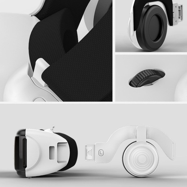 Очки виртуальной реальности Shinecon SC-G06ED+ Пульт Y1 с наушниками 3D VR-шлем для смартфонов 4.7–7",