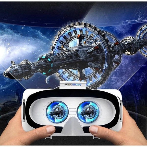 Очки виртуальной реальности Shinecon SC-G06ED+ Пульт Y1 с наушниками 3D VR-шлем для смартфонов 4.7–7",