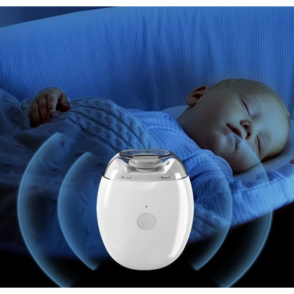 Портативная пилка для ногтей для детей с LED-подсветкой, 3 скорости, USB-зарядка, безопасная и бесшумная
