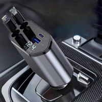 Автомобильное зарядное устройство Hugeel HG-CC11 в прикуриватель, 66 Вт, QC 3.0, PD, кабель Type-C/Lightning