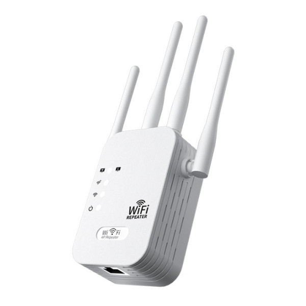 Wi-Fi репитер усилитель сигнала 2.4G, 300 Мбит/с, 4 антенны, ретранслятор, повторитель, режим AP, WPS, LAN