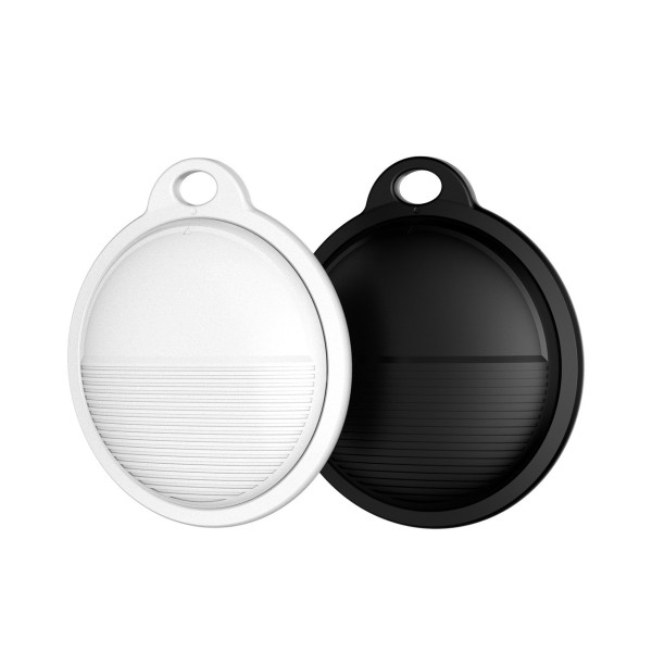 Умный Bluetooth трекер совместимый с Find My для поиска личных вещей белый/чёрный