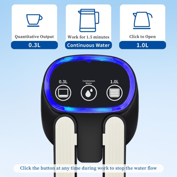 Электрическая помпа Water Pump с аккумулятором D18 1200 мАч USB зарядка, кнопка 600 мл для бутылей 19 л