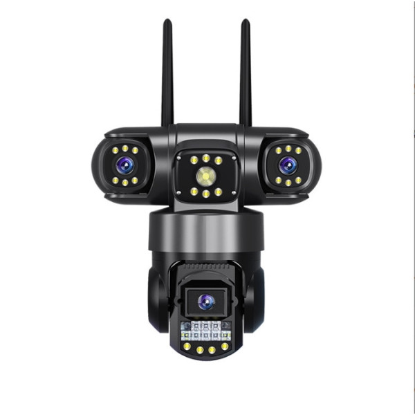 Уличная Wi-Fi IP-камера видеонаблюдения V380 SC28-W 12МП с 4 объективами и поддержкой V380 PRO
