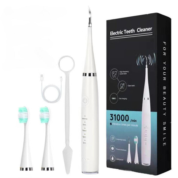 Ультразвуковая зубная щётка-скалер 2в1 Electric Sonic Dental Scaler с насадками и зеркалом,для удаления налета