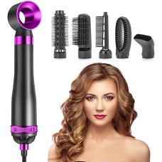 Фен-щетка 6 в 1 HA61 HAIRE DRYER с насадками, функцией ионизации и защитой от перегрева, 1300 Вт
