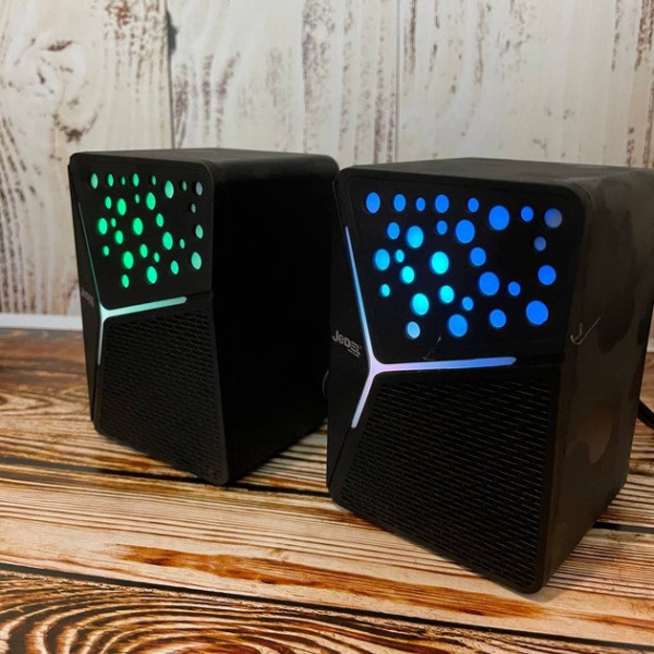 Колонки JEDEL S554 RGB 2.0 для ПК и ноутбуков с USB